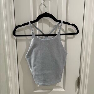 Old Navy Metallic Gray Tank Top